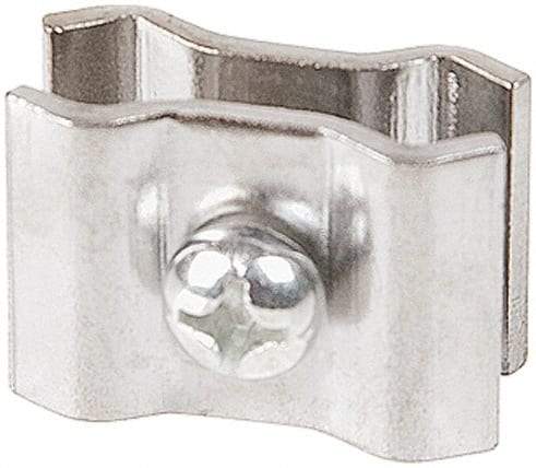 ECONOCO - Open Shelving Accessory/Component - Steel, Chrome Finish, Use with Grid Panels - Apex Tool & Supply