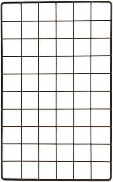 ECONOCO - 10" Wide, Open Shelving Accessory/Component - Steel, 16" Long, Use with Grid Panels & Cubbies - Apex Tool & Supply