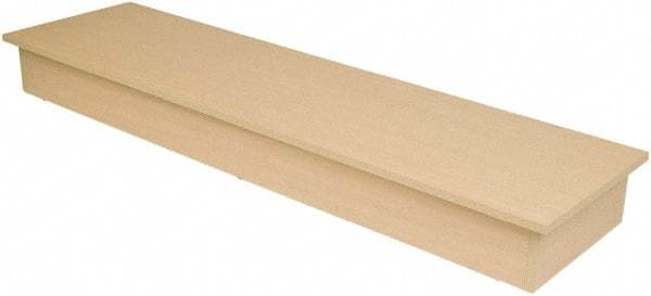 ECONOCO - 16" Wide, 6 High, Open Shelving Accessory/Component - Melamine, 60" Long, Use with Glass Cubbies - Apex Tool & Supply