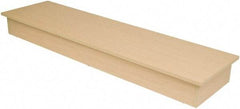 ECONOCO - 16" Wide, 6 High, Open Shelving Accessory/Component - Melamine, 60" Long, Use with Glass Cubbies - Apex Tool & Supply