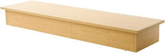 ECONOCO - 14" Wide, 6 High, Open Shelving Accessory/Component - Melamine, 52" Long, Use with Glass Cubbies - Apex Tool & Supply