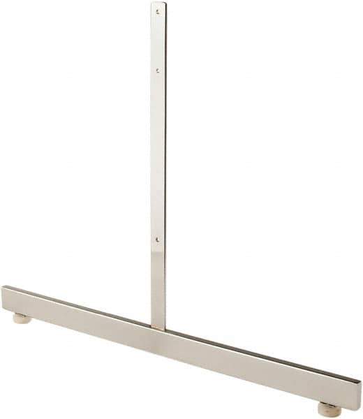 ECONOCO - 19-1/2 High, Open Shelving Accessory/Component - Steel, Chrome Finish, 24" Long, Use with Grid Panels - Apex Tool & Supply