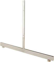 ECONOCO - 19-1/2 High, Open Shelving Accessory/Component - Steel, Chrome Finish, 24" Long, Use with Grid Panels - Apex Tool & Supply