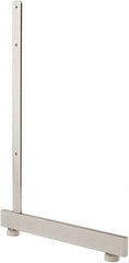 ECONOCO - 19-1/2 High, Open Shelving Accessory/Component - Steel, Chrome Finish, 12-3/4" Long, Use with Grid Panels - Apex Tool & Supply