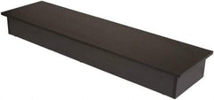 ECONOCO - 16" Wide, 6 High, Open Shelving Accessory/Component - Melamine, 60" Long, Use with Glass Cubbies - Apex Tool & Supply
