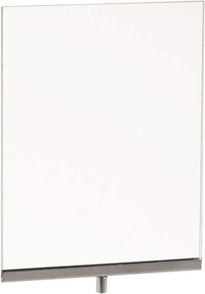 ECONOCO - 8-1/2 Inch Wide x 11 Inch High Sign Compatibility, Acrylic Square Frame Sign Holder - Clear, 11 Inch Holder Height, Holds 1 Sign - Apex Tool & Supply