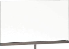 ECONOCO - 11 Inch Wide x 8-1/2 Inch High Sign Compatibility, Acrylic Square Frame Sign Holder - Clear, 8-1/2 Inch Holder Height, Holds 1 Sign - Apex Tool & Supply