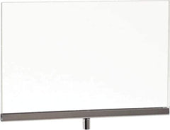 ECONOCO - 11 Inch Wide x 7 Inch High Sign Compatibility, Acrylic Square Frame Sign Holder - Clear, 7 Inch Holder Height, Holds 1 Sign - Apex Tool & Supply