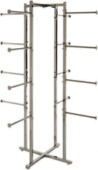 ECONOCO - Chrome Folding Display Rack Tower - 19-1/2" Wide x 61-1/2" High - Apex Tool & Supply
