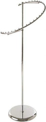 ECONOCO - Chrome Spiral Costumer Display Rack - 24" Wide x 67" High - Apex Tool & Supply