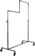 ECONOCO - Gray Double Tier Ballet Display Rack - 49-5/8" Wide x 78" High x 23-1/4" Deep - Apex Tool & Supply