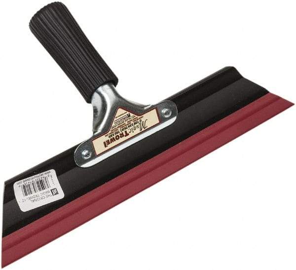 SEYMOUR-MIDWEST - Rubber Smoother Trowel - 12" Long x 12" Wide, Rubber Handle - Apex Tool & Supply