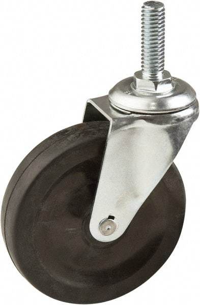 ECONOCO - 4" Diam Stem Mount Caster Body Only - Plastic, 150 Lb Capacity, 1/2 x 1" Threaded Stem - Apex Tool & Supply