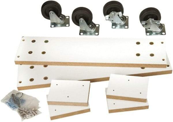 ECONOCO - Top Plate Mount Caster Body Only - Plastic - Apex Tool & Supply