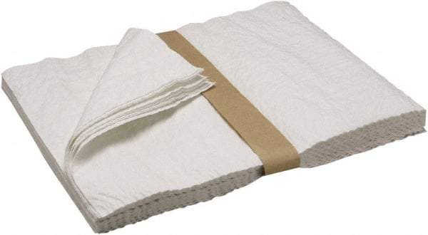Ability One - Dry Shop Towel/Industrial Wipes - 13" x 18" Sheet Size, White - Apex Tool & Supply