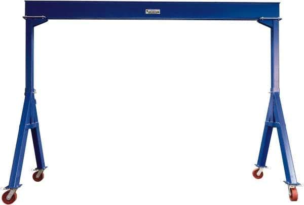 Vestil - 10,000 Lb Load Capacity, Steel Gantry Crane - 10' Span - Apex Tool & Supply