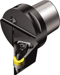 Sandvik Coromant - Left Hand Cut, Size C5, RNMG 43 Insert Compatiblity, Modular Turning & Profiling Cutting Unit Head - 35mm Ctr to Cutting Edge, 60mm Head Length, Through Coolant, Series T-Max P - Apex Tool & Supply