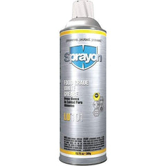 Sprayon - 20 oz Aerosol Calcium General Purpose Grease - White, Food Grade, 285°F Max Temp, NLGIG 2, - Apex Tool & Supply
