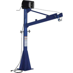 Vestil - 1,500 Lb Load Capacity, Steel Jib Crane - 5' 9/16" Span - Apex Tool & Supply
