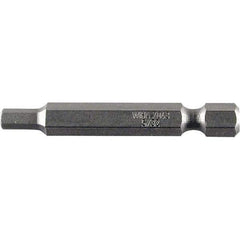 Wiha - 3mm Hex Power Bit - 1/4" Drive, 50mm OAL - Apex Tool & Supply