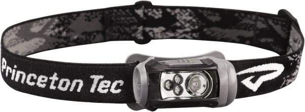 Princeton Tec - White LED Bulb, 150 Lumens, Hands-free Flashlight - Black Plastic Body, 3 AAA Alkaline Batteries Included - Apex Tool & Supply