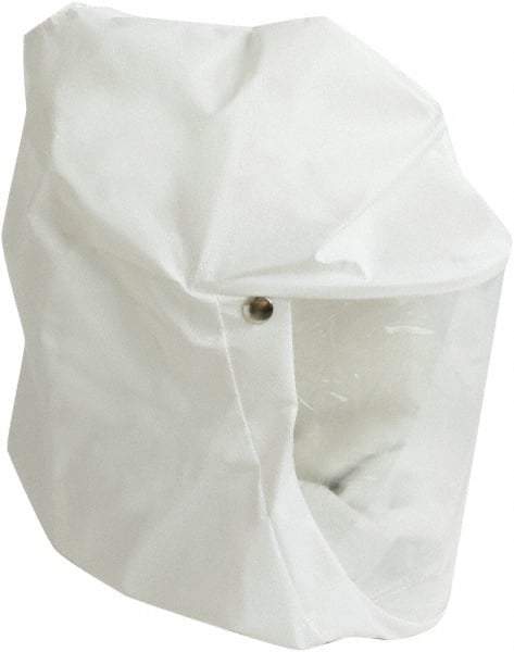 North - Universal Size, PAPR/SAR Compatible Headcover with Face Shield - Polypropylene, Compatible with North PA100 Series Hoods - Apex Tool & Supply