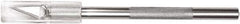 Westcott - Steel Hobby Knife with 5 Blades - #11 Classic Fine Point Blade, 0.196" Blade Length, 1" Blade Length, Plastic Handle - Apex Tool & Supply
