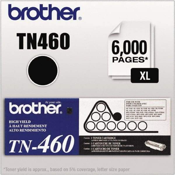 Brother - Black Toner Cartridge - Use with Brother DCP-1200, 1400, HL-1230, 1240, 1250, 1270N, 1435, 1440, 1450, 1470N, intelliFAX-4100, 4100e, 4750, 4750e, 5750, 5750e, MFC-8300, 8500, 8600, 8700, 9600, 9700, 9800, P2500 - Apex Tool & Supply