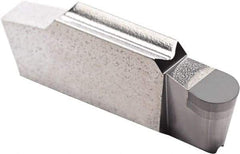 Seco - 1303LCGN Grade CBN010, 0.118" Cutting Width PCBN Grooving Insert - 0.118" Max Depth of Cut, Neutral, 0.059" Corner Radius - Apex Tool & Supply