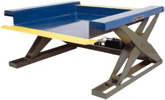 Southworth - 4,000 Lb Capacity Low Power Pallet Positioner Scissor Lift - 0.38" to 35-3/8" Lift Height, 50" Platform Length x 48" Platform Width - Apex Tool & Supply