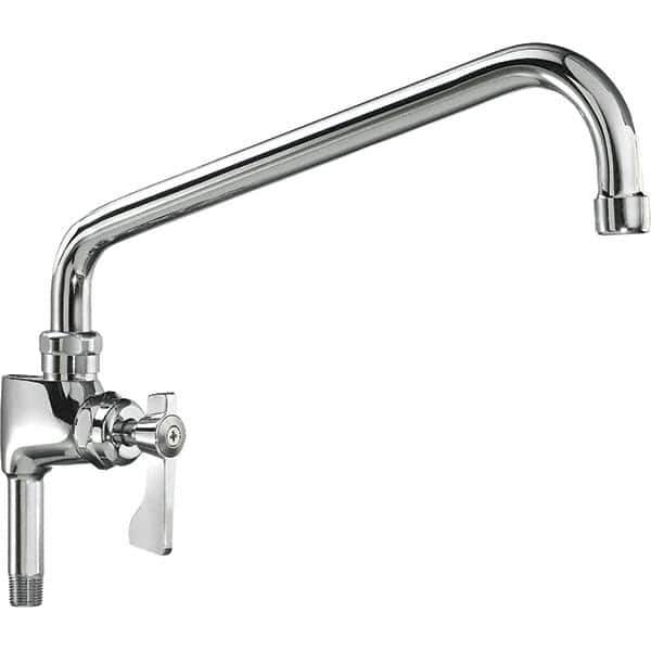 Krowne - Base Mount, Low Arc Add-On Faucet for Pre-Rinse Units - One Handle, Blade Handle, Swing Spout and Nozzle, No Drain - Apex Tool & Supply