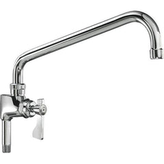 Krowne - Base Mount, Low Arc Add-On Faucet for Pre-Rinse Units - One Handle, Blade Handle, Swing Spout and Nozzle, No Drain - Apex Tool & Supply