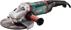 Metabo - 9" Wheel Diam, 6,600 RPM, Corded Angle & Disc Grinder - 5/8-11 Spindle - Apex Tool & Supply