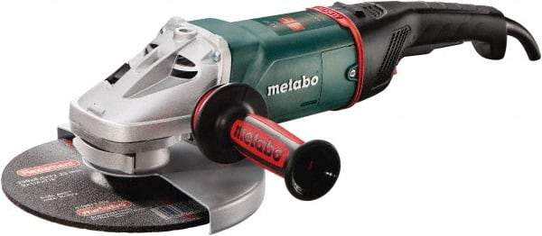 Metabo - 9" Wheel Diam, 6,600 RPM, Corded Angle & Disc Grinder - 5/8-11 Spindle - Apex Tool & Supply