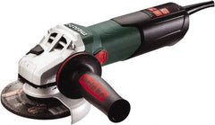 Metabo - 5" Wheel Diam, 2,800 to 9,600 RPM, Corded Angle & Disc Grinder - 5/8-11 Spindle, 120 Volts, 13.5 Amps - Apex Tool & Supply