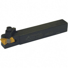 Tool-Flo - External Thread, Right Hand Cut, 16mm Shank Width x 16mm Shank Height Indexable Threading Toolholder - 125mm OAL, FL 3R Insert Compatibility, FLASR Toolholder, Series Flo-Lock - Apex Tool & Supply
