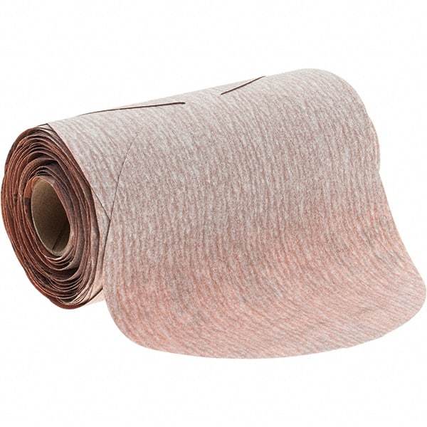 3M - 5" Diam, 280 Grit Aluminum Oxide Adhesive PSA Disc - Very Fine Grade, Gold, Film Backing, Flexible, Use with Random Orbital Sanders - Apex Tool & Supply