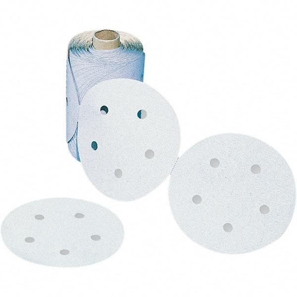 3M - 3-1/4" Diam, 240 Grit Silicon Carbide Adhesive PSA Disc - Very Fine Grade, Gray, Paper Backing, Flexible, Use with Hand Sanding - Apex Tool & Supply