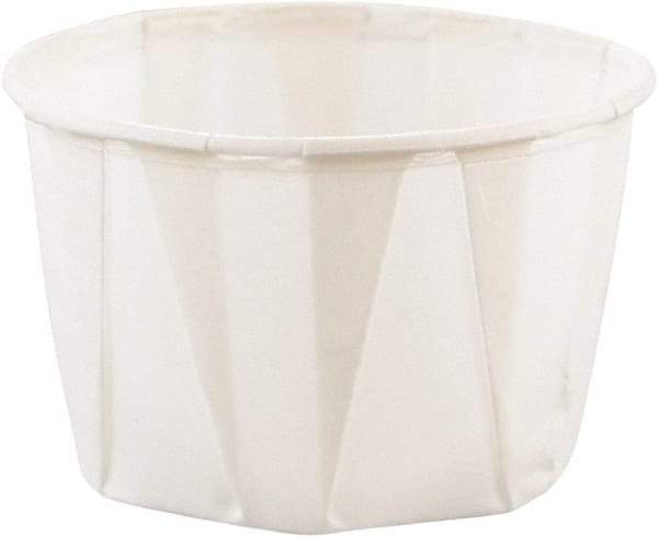 Solo - Paper Portion Cups, 2 oz, 250/Bag, 20 Bags/Carton - White - Apex Tool & Supply