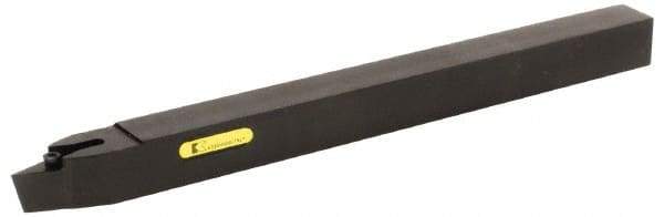 Kennametal - SVVB, Neutral Cut, 0° Lead Angle, 32mm Shank Height x 25mm Shank Width, Neutral Rake Indexable Turning Toolholder - 170mm OAL, VB..1604.. Insert Compatibility, Series Screw-On - Apex Tool & Supply