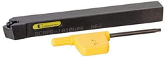 Kennametal - SCSP, Right Hand Cut, 45° Lead Angle, 10mm Shank Height x 10mm Shank Width, Positive Rake Indexable Turning Toolholder - 100mm OAL, CP..0602.. Insert Compatibility, Series Screw-On - Apex Tool & Supply