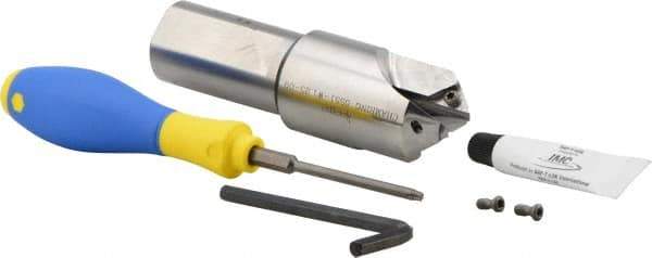 Iscar - Series ChamRing, 0.531" ID, 1.496" Overall Diam, 5.21" OAL Drilling Chamfer Ring - XCGT-DT Insert - Apex Tool & Supply