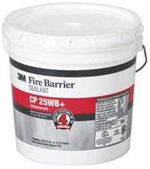 3M - 2 Gal Pail Red Acrylic & Latex Joint Sealant - -20 to 180°F Operating Temp, 10 min Tack Free Dry Time, Series CP 25WB - Apex Tool & Supply