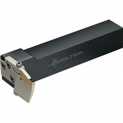 Walter - NCOE, External, Right Hand, 21mm Max Depth of Cut, 6 to 6mm Groove Width, Indexable Grooving Tool Holder - GX24-4.. Insert Compatibility, 25mm Shank Height, 25mm Shank Width, 141.3mm OAL - Apex Tool & Supply