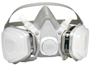 Half Facepiece Disposable Respirator Assembly; Medium 12/cs - Apex Tool & Supply