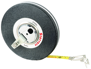 530-100 Closed Reel Measuring Tape-3/8" x 100' - Apex Tool & Supply