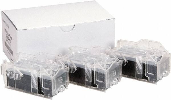 Lexmark - 3.03" Leg Length, Steel Staples-Cartridge - 30 Sheet Capacity, For Use with Xerox X850/X852 - Apex Tool & Supply