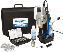 Hougen - 2" Travel, Portable Magnetic Drill Press - 450 RPM, 8 Amps, 1.25 hp, 920 Watts - Apex Tool & Supply