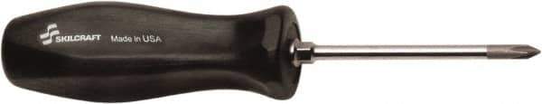Ability One - #1, 3" OAL, Standard Phillips Screwdriver - 3" Blade Length, Round Shank, Ergonomic Handle - Apex Tool & Supply