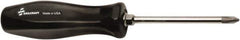Ability One - #2, 4" OAL, Standard Phillips Screwdriver - 4" Blade Length, Round Shank, Ergonomic Handle - Apex Tool & Supply